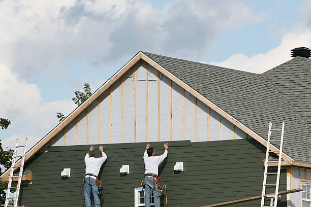 Professional Siding Replacement technician working in Union Mills, NC
